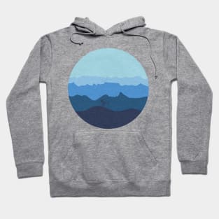 Mountain Biker cycling the mountains Hoodie